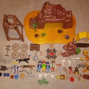 Assorted/ Mixed Lot Playmobil Western/ Native Amer